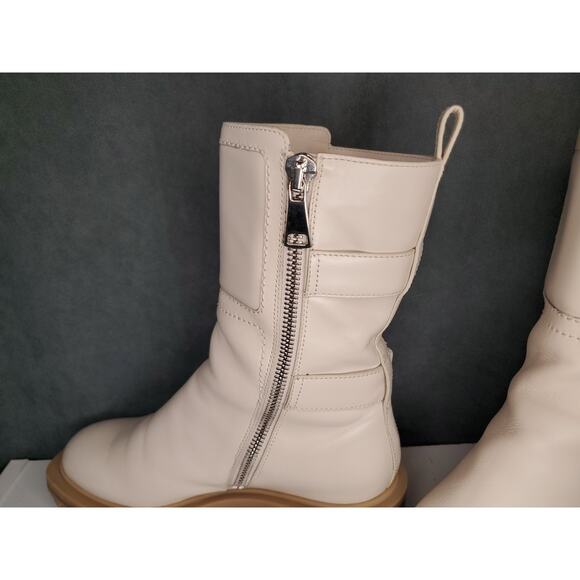 Tamara Mellon White Perfecto Ankle 50 Boot Made in Italy EU 39 US 8.5 MSRP $995 - Picture 13 of 16